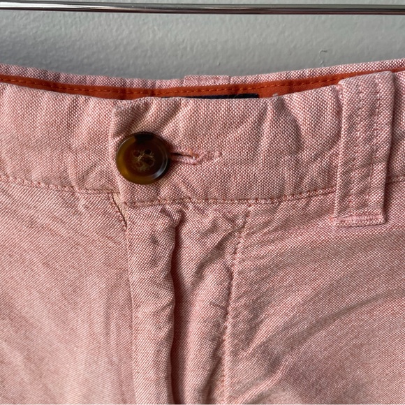 J Crew Gramercy oxford shorts Orange Men’s Size 30W 8” Inseam- Cotton‎ Shorts - Picture 5 of 6